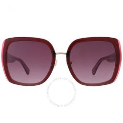 Burgundy Shaded Sport Ladies Sunglasses