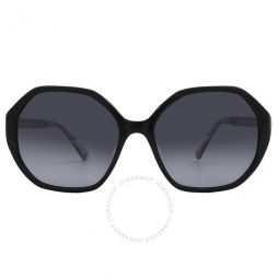 Grey Shaded Geometric Ladies Sunglasses