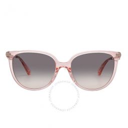 Grey Shaded Pink Cat Eye Ladies Sunglasses