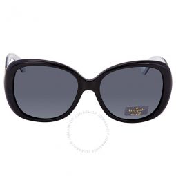 Polarized Grey Rectangular Ladies Sunglasses