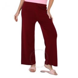 Ladies Bordeaux Tiger Tail K Flared Trousers, Size Medium
