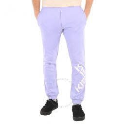 Lavender K-Logo Sport Jogging Pants, Size Large