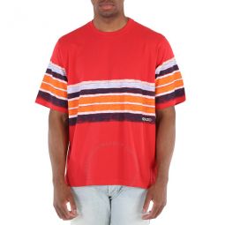 Mens Striped T-Shirt, Size Medium