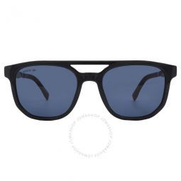 Blue Geometric Mens Sunglasses