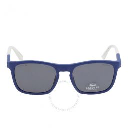 Blue Rectangular Mens Sunglasses