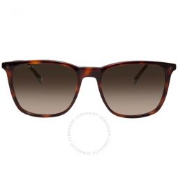 Brown Gradient Square Unisex Sunglasses