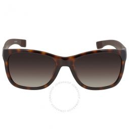 Brown Square Unisex Sunglasses