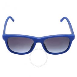 Kids Blue Gradient Rectangular Unisex Sunglasses