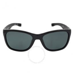 Polarized Grey Square Unisex Sunglasses