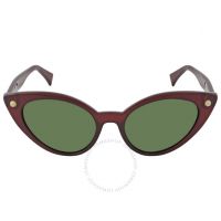 Green Cat Eye Ladies Sunglasses