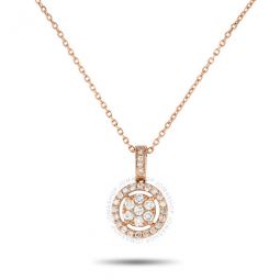 14K Rose Gold 0.25 ct Diamond Necklace
