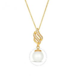 Ladies Wisdon Pearls Necklaces set in 14K Honey Gold
