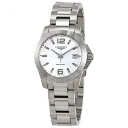 Conquest Silver Dial Ladies 34 mm Watch L33774766