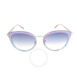 Blue Gradient Cat Eye Ladies Sunglasses