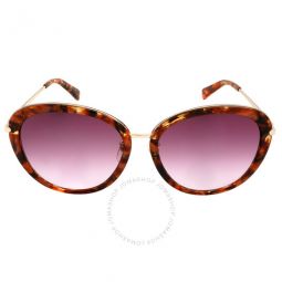 Brown Oval Ladies Sunglasses