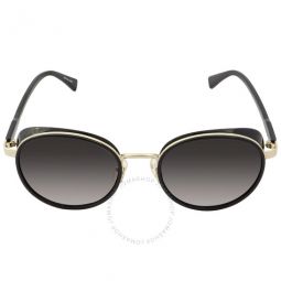 Grey Gradient Round Unisex Sunglasses