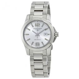 Conquest Silver Dial Ladies 29.50 mm Watch