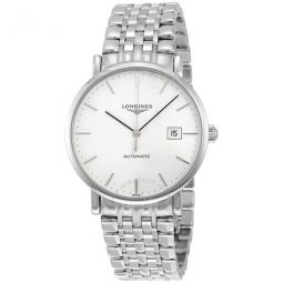 Elegant Automatic White Dial Mens Watch