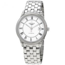 Flagship Automatic White Matte Dial Mens Watch