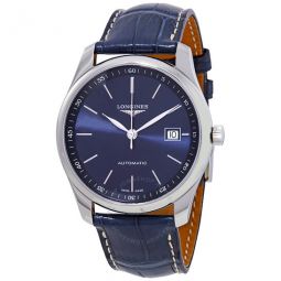 Master Automatic Blue Dial Blue Leather Mens Watch L27934920