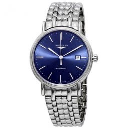 Presence Automatic Blue Dial Mens Watch