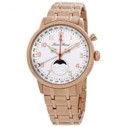 Complete Calendar White Dial Mens Watch