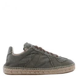 Burnt Olive Replica Espradille Low-Top Sneakers, Brand Size 41 ( US Size 8 )
