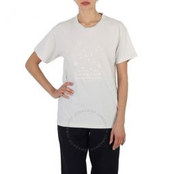 Off White Numeric Logo Print Four- Stitch T-Shirt, Size X-Small