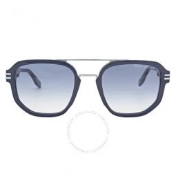 Blue Gradient Square Mens Sunglasses