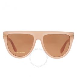 Brown Browline Ladies Sunglasses