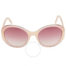 Burgundy Gradient Oval Ladies Sunglasses MARC 520/S 0NG3 56