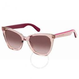 Burgundy Shaded Cat Eye Ladies Sunglasses