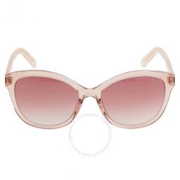 Burgundy Shaded Oval Ladies Sunglasses