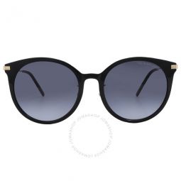 Dark Grey Shaded Oval Ladies Sunglasses