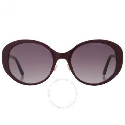 Grey Shaded Oval Ladies Sunglasses