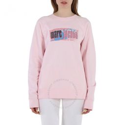 Ladies Pretty In Pink Sweatshirt, Size Medium