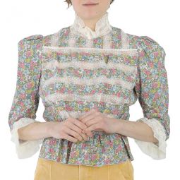 Multicolor Victorian Blouse, Brand Size 0