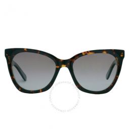 Polarized Brown Gradient Cat Eye Ladies Sunglasses