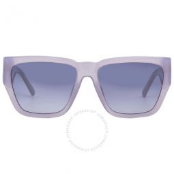 Violet Shaded Rectangular Ladies Sunglasses