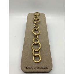 18K Yellow Gold Link Small Gauge Bracelet
