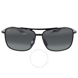 Kaupo Gap Neutral Grey Navigator Unisex Sunglasses