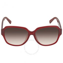 Bordeaux Rectangular Ladies Sunglasses