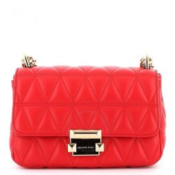 Bright Red Small Sloan Matelasse Leather Bag