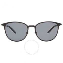 Caden Polarized Dark Grey Square Mens Sunglasses