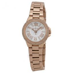 Camille White Dial Rose Gold-tone Ladies Watch
