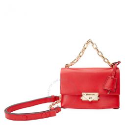 Cece Mini Red Leather Crossbody Bag
