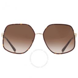 Empire Butterfly Brown Gradient Ladies Sunglasses