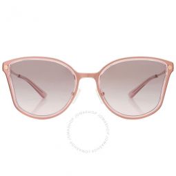 Gray Pink Gradient Butterfly Ladies Sunglasses