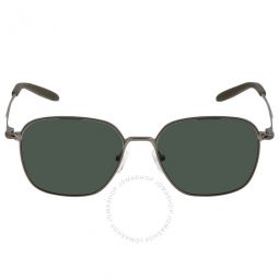 Green Solid Square Mens Sunglasses