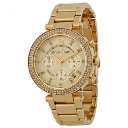 Parker Chronograph Champagne Dial Ladies Watch